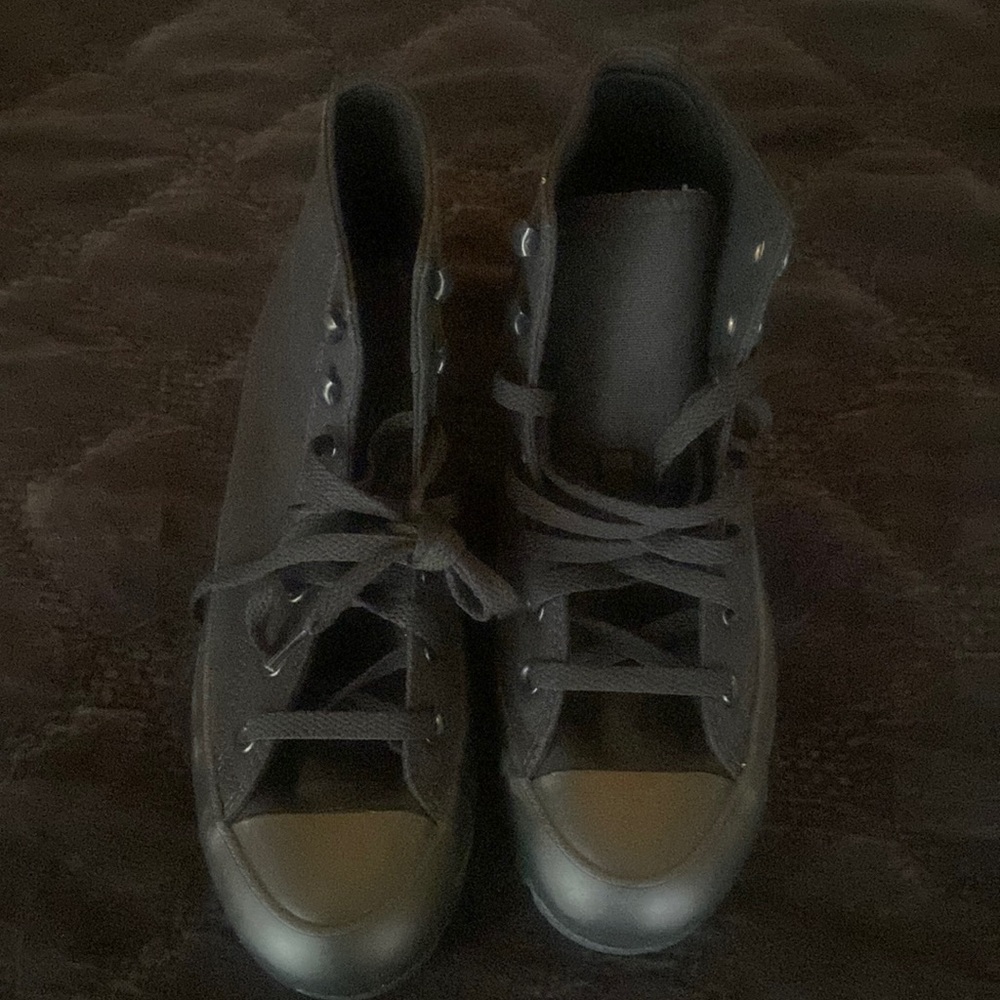 Womens Converse Chuck Taylor All Star Hi Lugged Sneaker - Black Monochrome